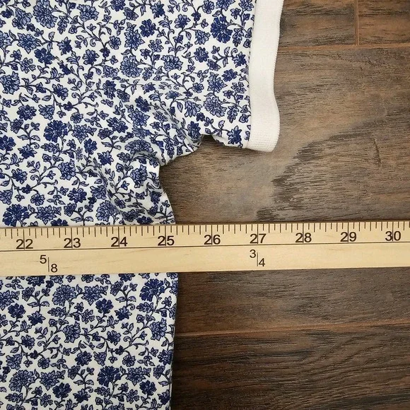 Polo Ralph Lauren Mens XL White Blue Floral Print Blue Pony Classic Fit Shirt‎ - Picture 6 of 9